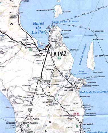 Mapa de La Paz
